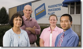 Regina Becker and Pang Du work with Perdue Farms, Inc. to save money.
