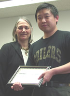 2007 Assistant Professor Undergraduate Teaching Award - Tonglin Zhang