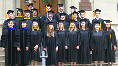 Statistics and Actuarial Science graduates from May 2009