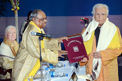 Jayanta Ghosh receives Honorary D.Sc.